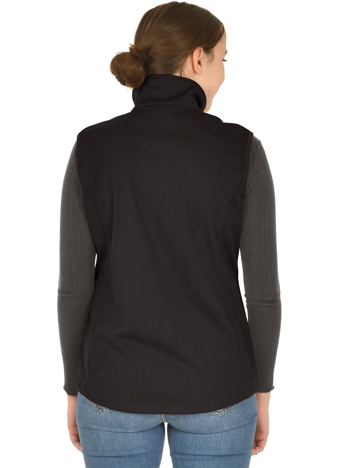 Veste sans manches softshell femme SINA noire 4/5