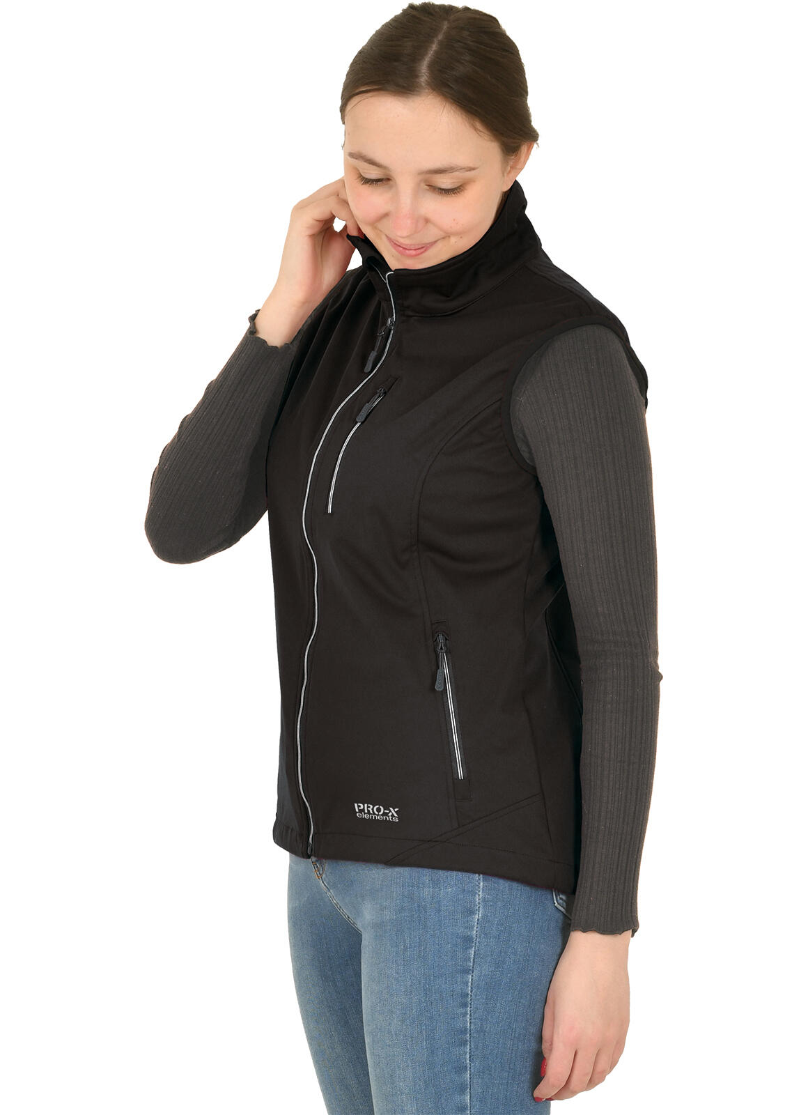 Veste sans manches softshell femme SINA noire 5/5
