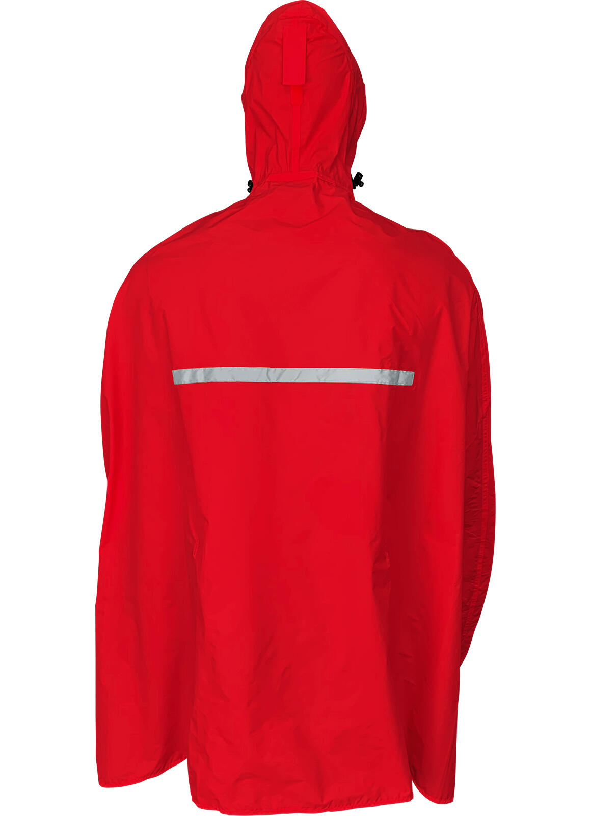 Poncho de pluie unisexe PASO rouge 2/2