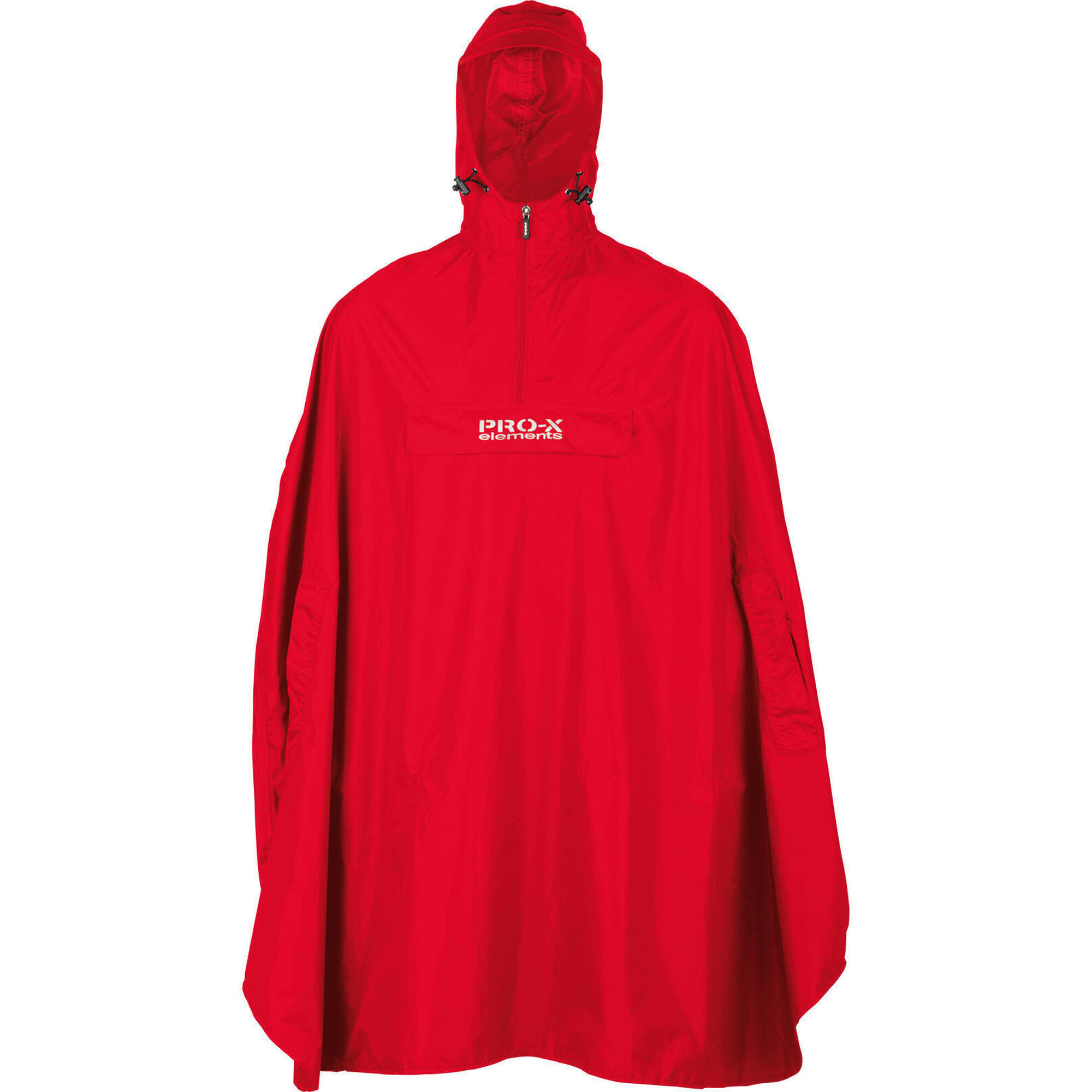 Pro-x Elements - Poncho De Pluie Unisexe Pasofino Rouge - Cape - Rouge - 36 Xs - Decathlon