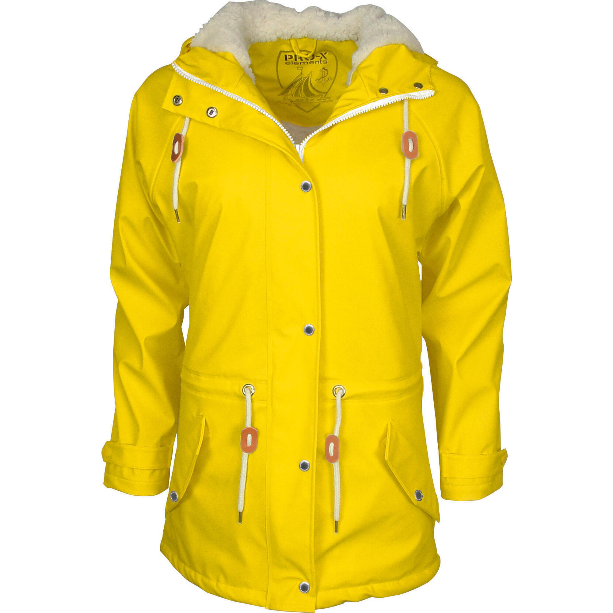 Pro-x Elements - Veste De Pluie Femme Kira Jaune - Coupe-pluie - Jaune - 34 - Decathlon