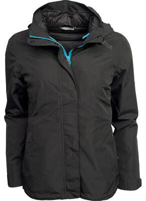 Dames functionele jas agnes barbados cherry-rood