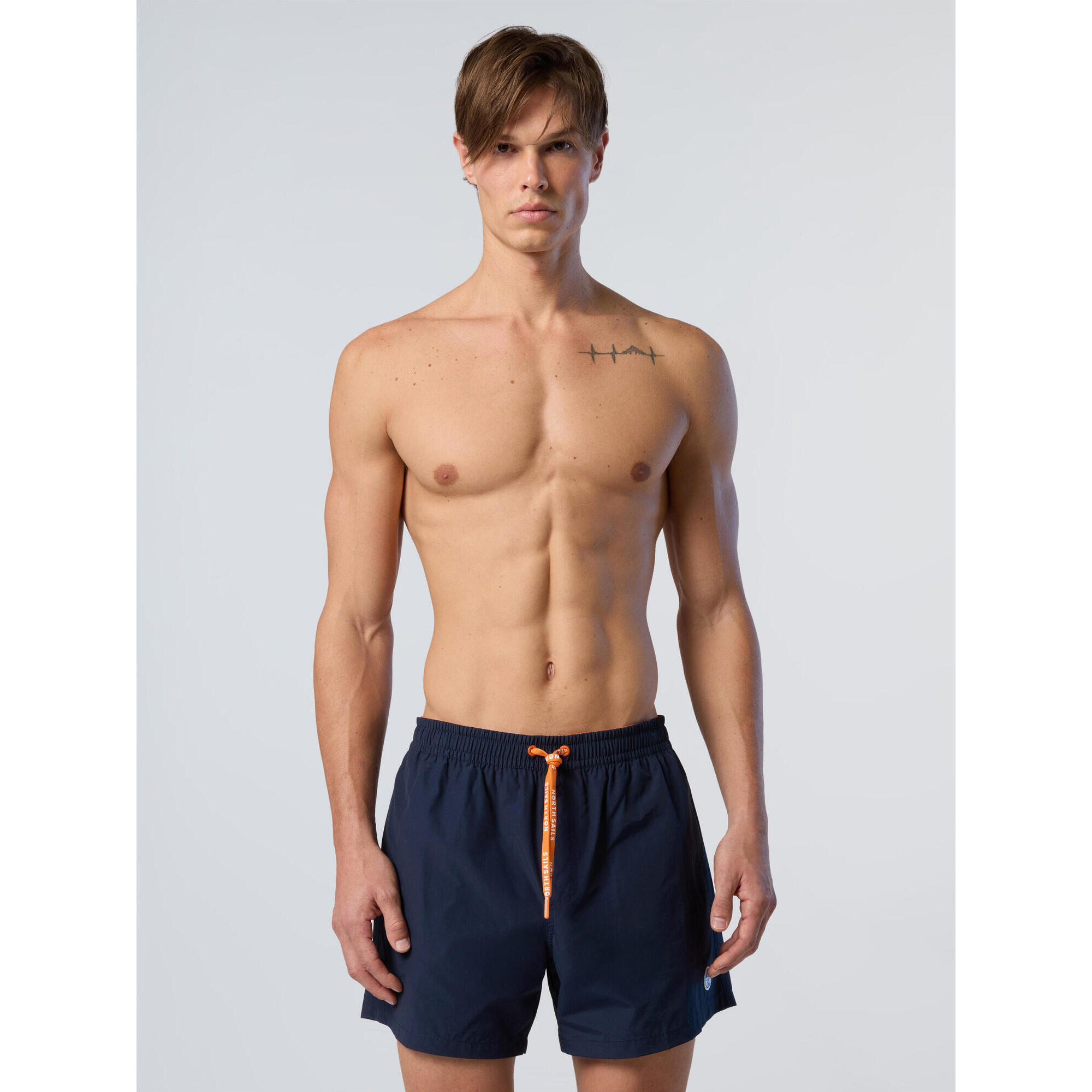 North Sails - Short De Bain Logo Patch Pour Homme - Short De Bain - Bleu - 40 M - Decathlon
