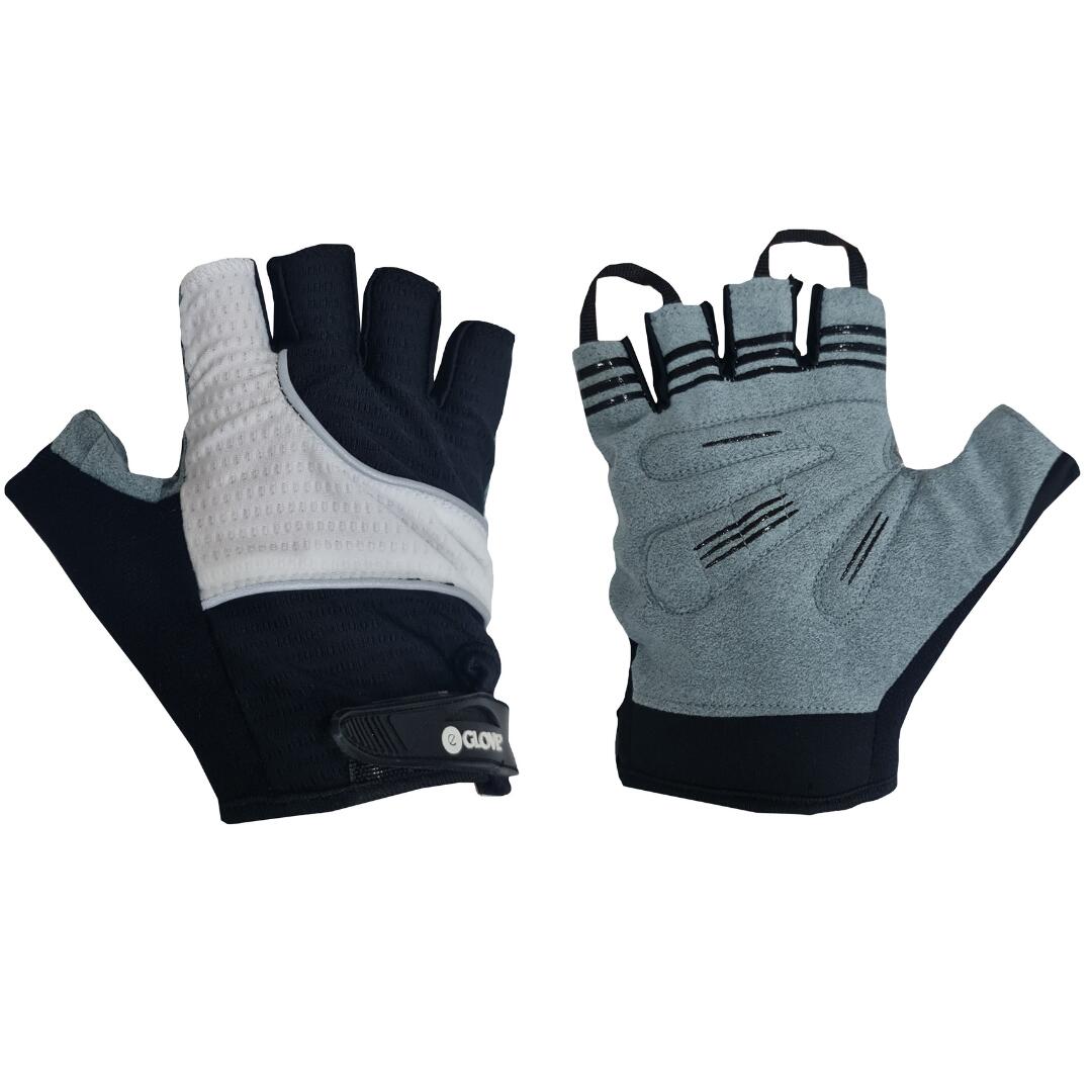 EGLOVE BIKE GelPro Fingerless Gloves - Lightweight Grip & Gel Protection - Black