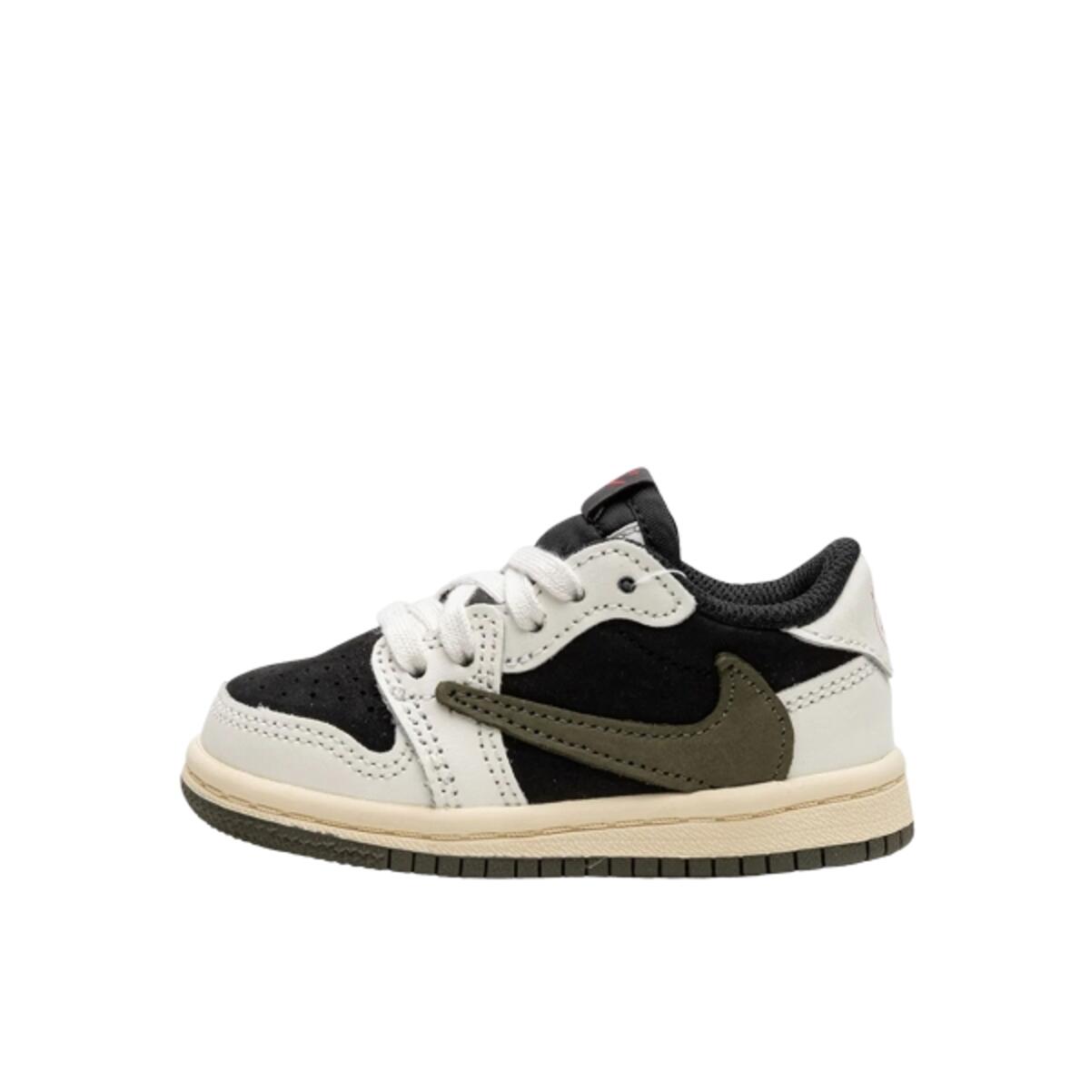 Chaussures  1 Retro Low OG SP Travis Scott Olive Enfants et Bébés 2/4