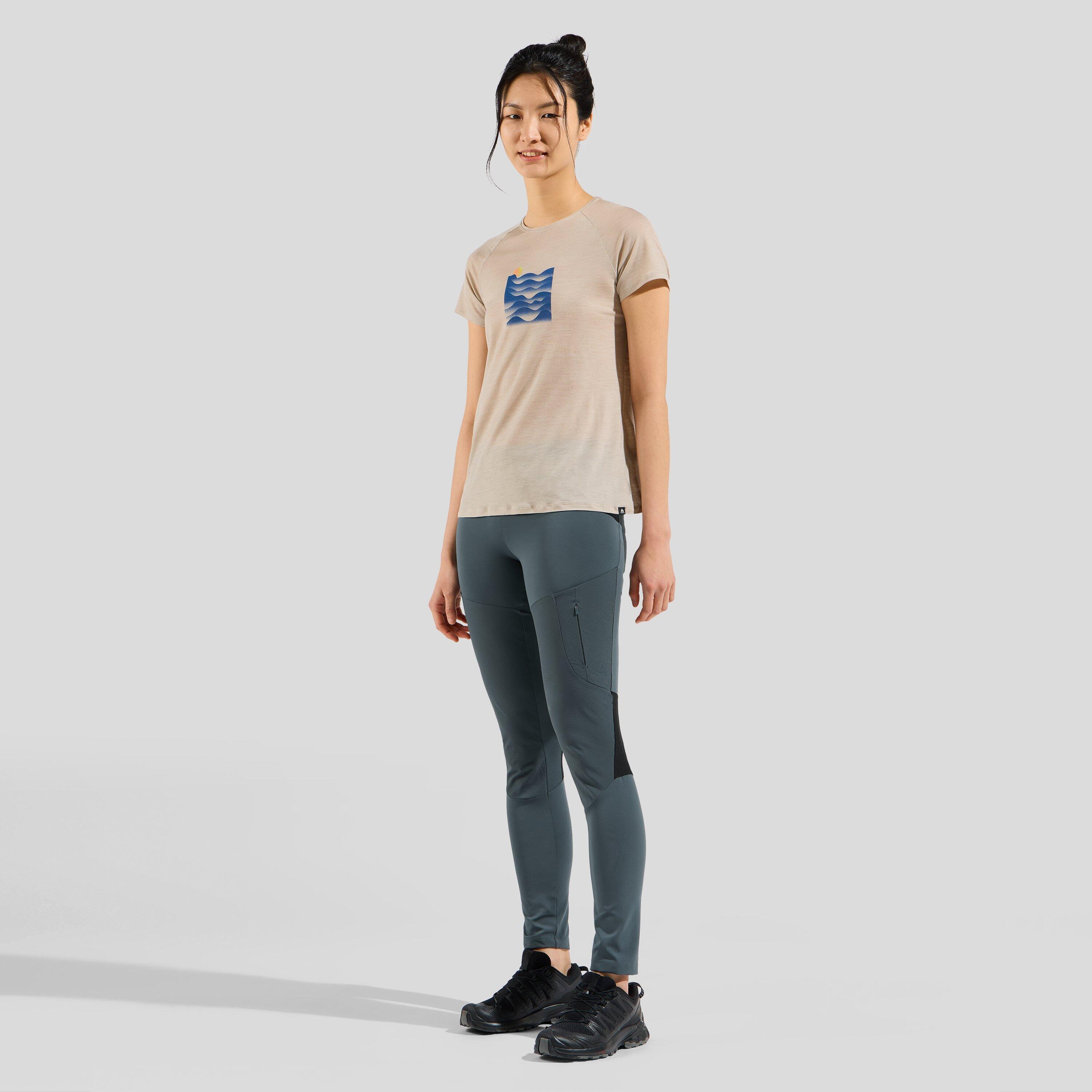 Collant Long Odlo Ascent Gris Femme 7/7