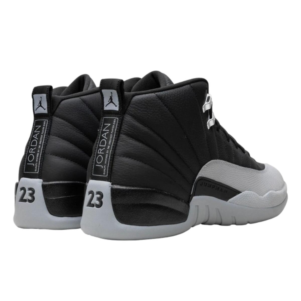 Chaussures  12 Retro Black Wolf Grey 3/4
