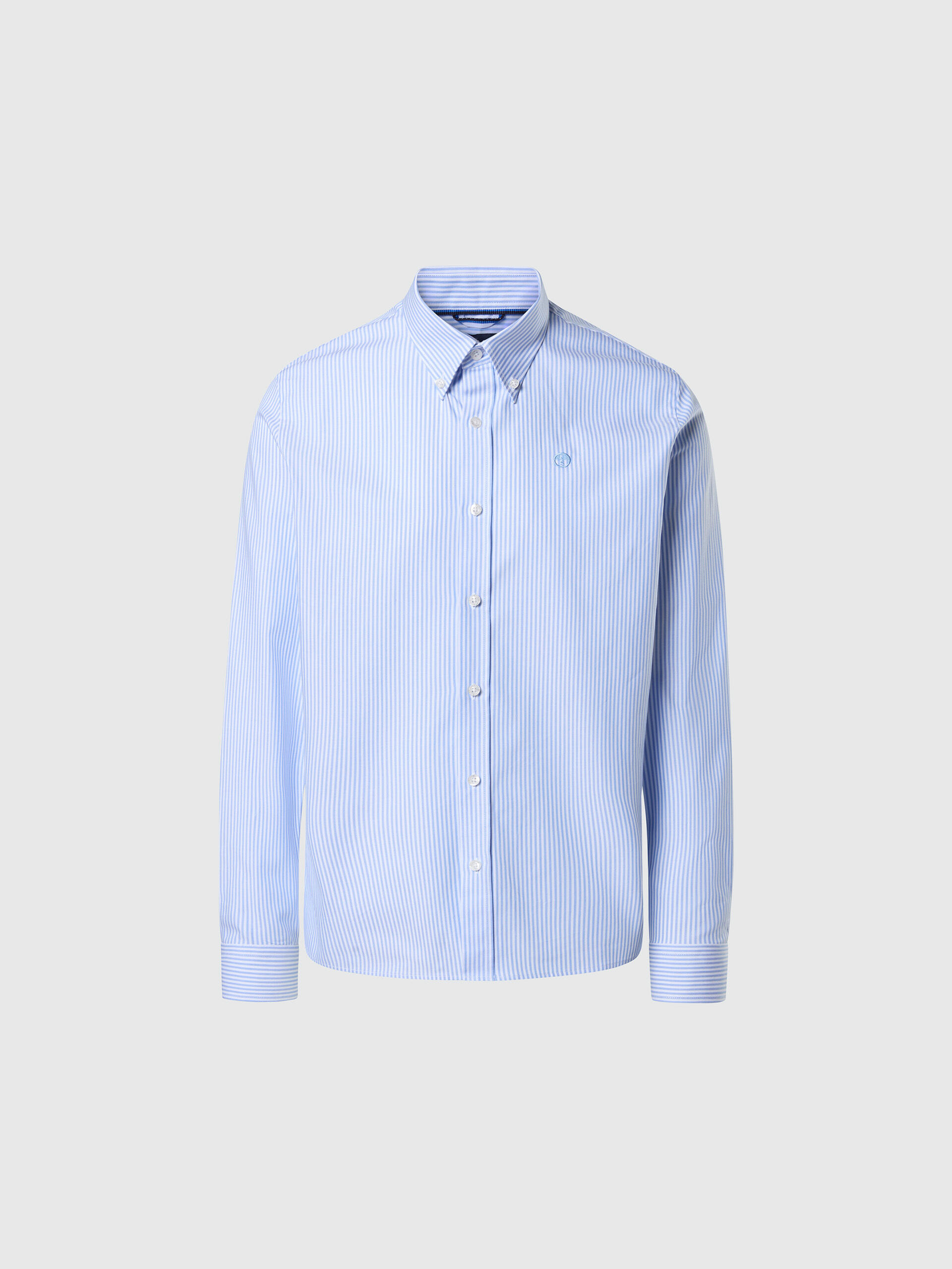 Camisa Oxford de rayas para hombre 3/7