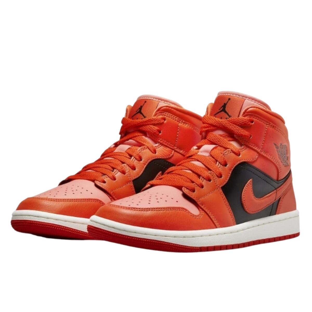 Chaussures  1 Mid Orange Black 2/3