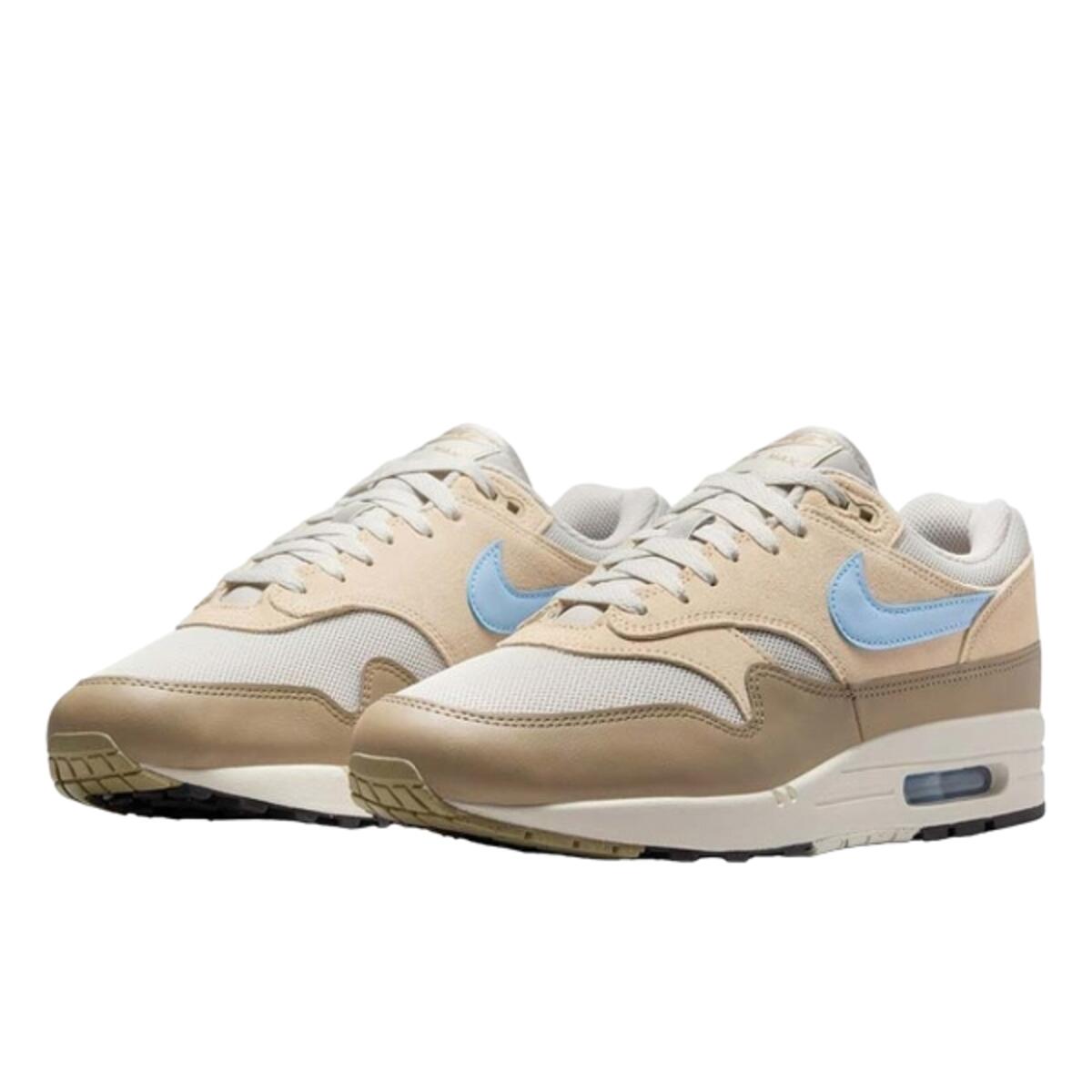 Chaussures  Air Max 1 Essential Light Bone Psychic Blue 2/4