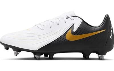 Scarpe da Calcio Nike Phantom GX 2 Academy SG-Pro Uomo. Bianco e Nero