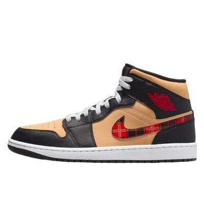 Zapatillas 1 Mid SE Tartan Swoosh