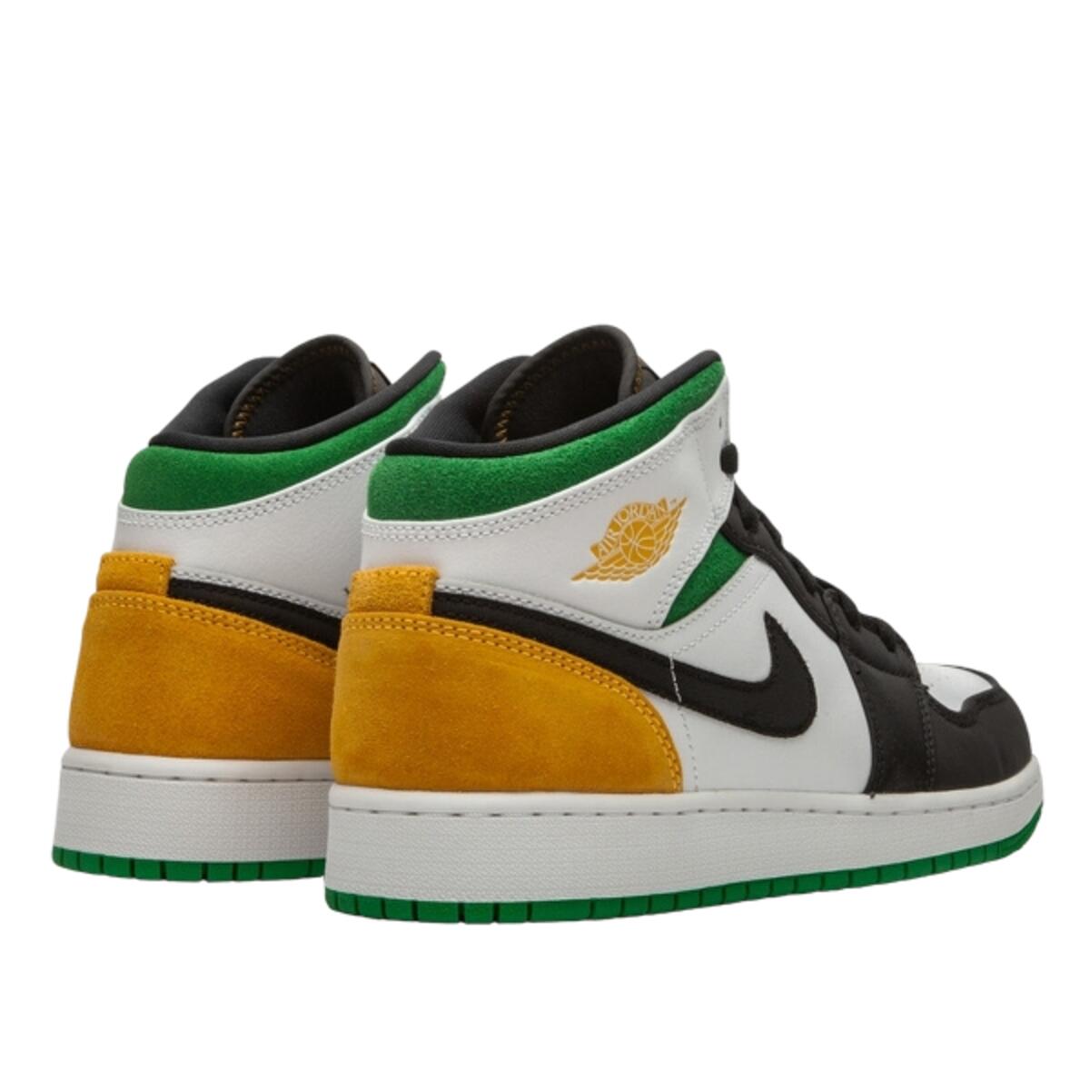Chaussures  1 Mid Oakland Laser Orange Lucky Green 3/3