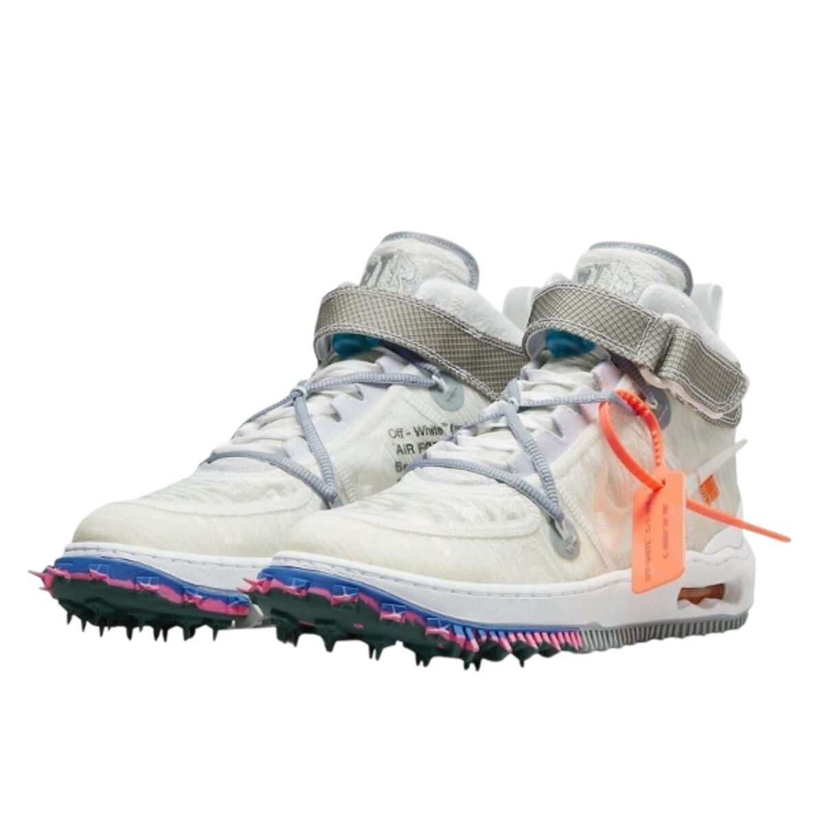 Chaussures  Air Force 1 Mid Off-White Clear White 2/3