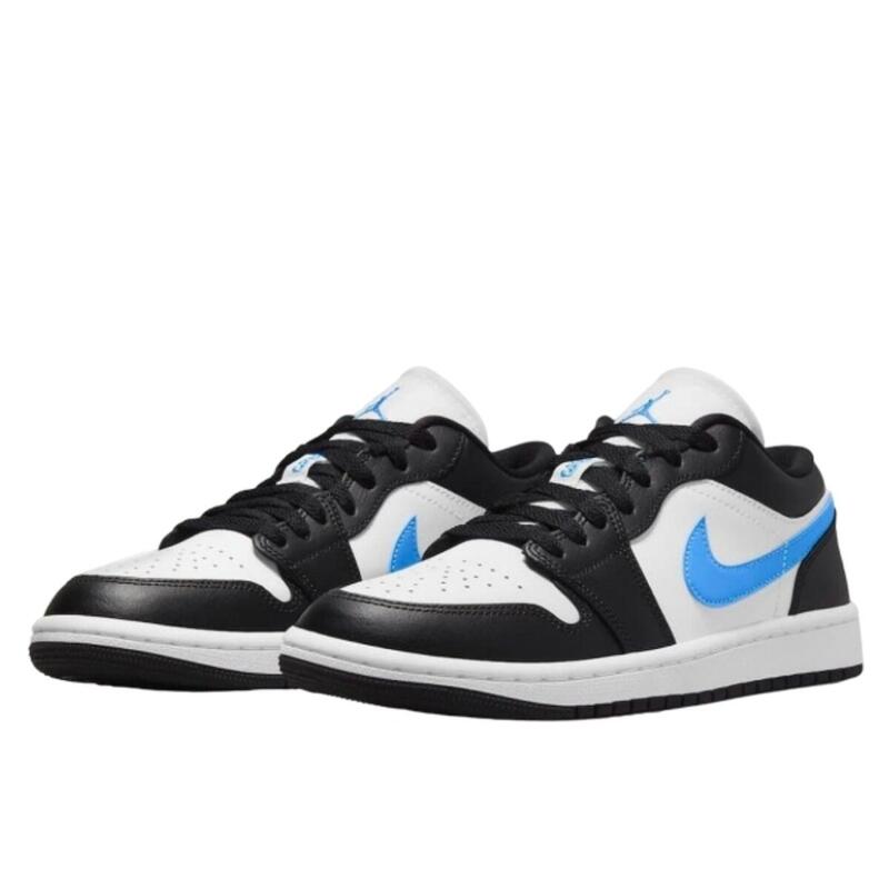 1 Low Black University Blue White