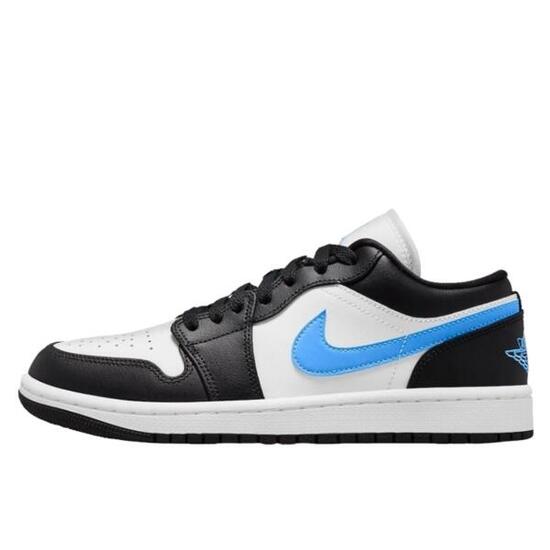 Scarpe 1 Low Black University Blue White