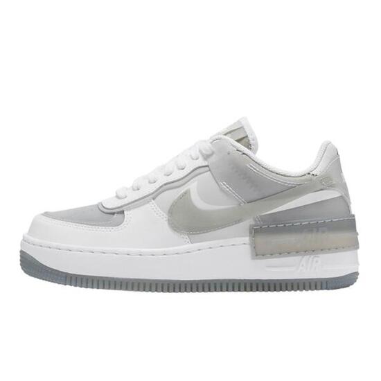 Schuhe Air Force 1 Shadow SE White Particle Grey