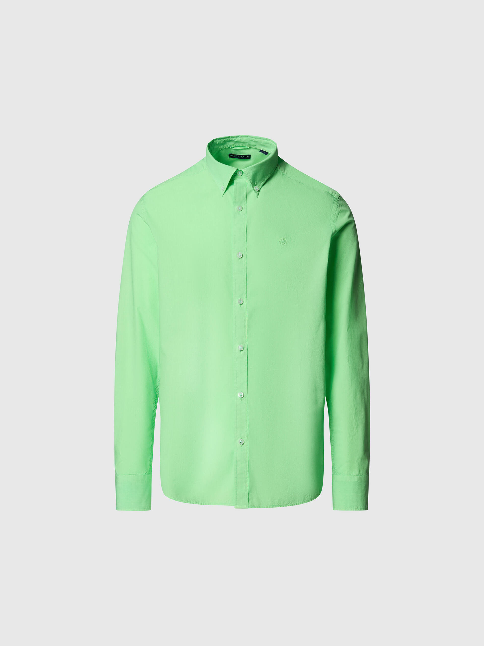 Camisa de popelina con botones corozo para hombre 3/3