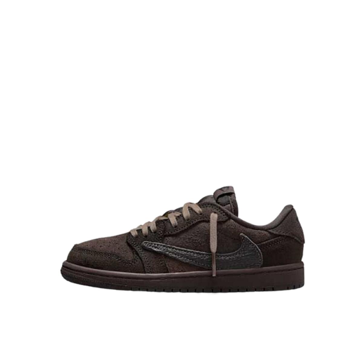 JORDAN Schuhe Air  1 Retro Low OG SP Travis Scott Velvet Brown Enfant et Bébé