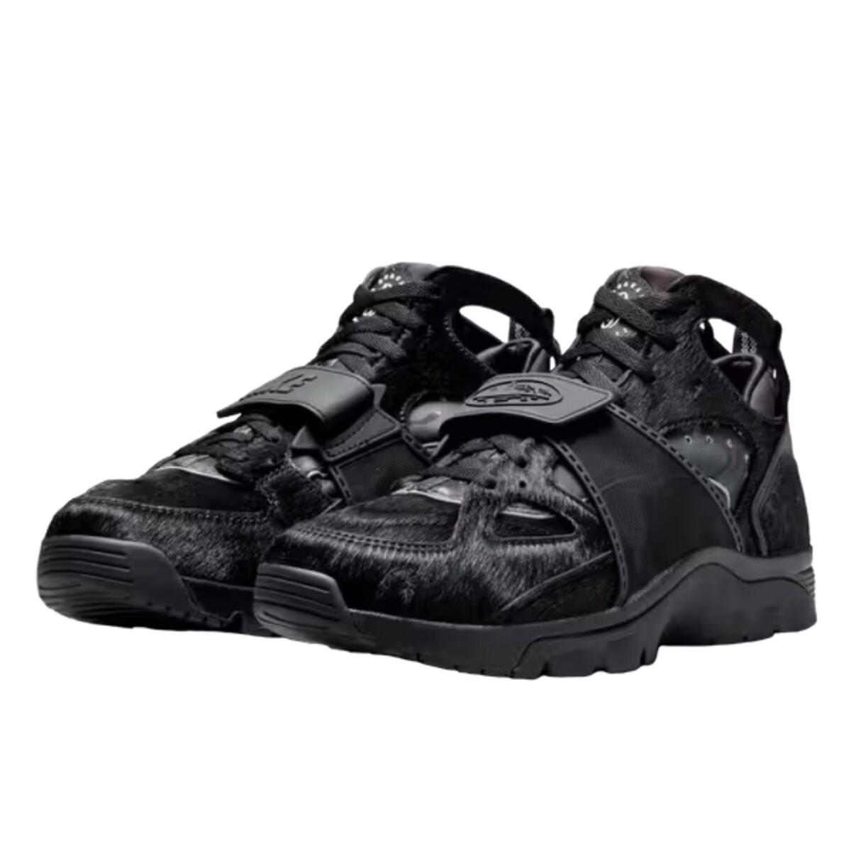 Scarpe  Air Trainer Huarache Corteiz Black 2/4