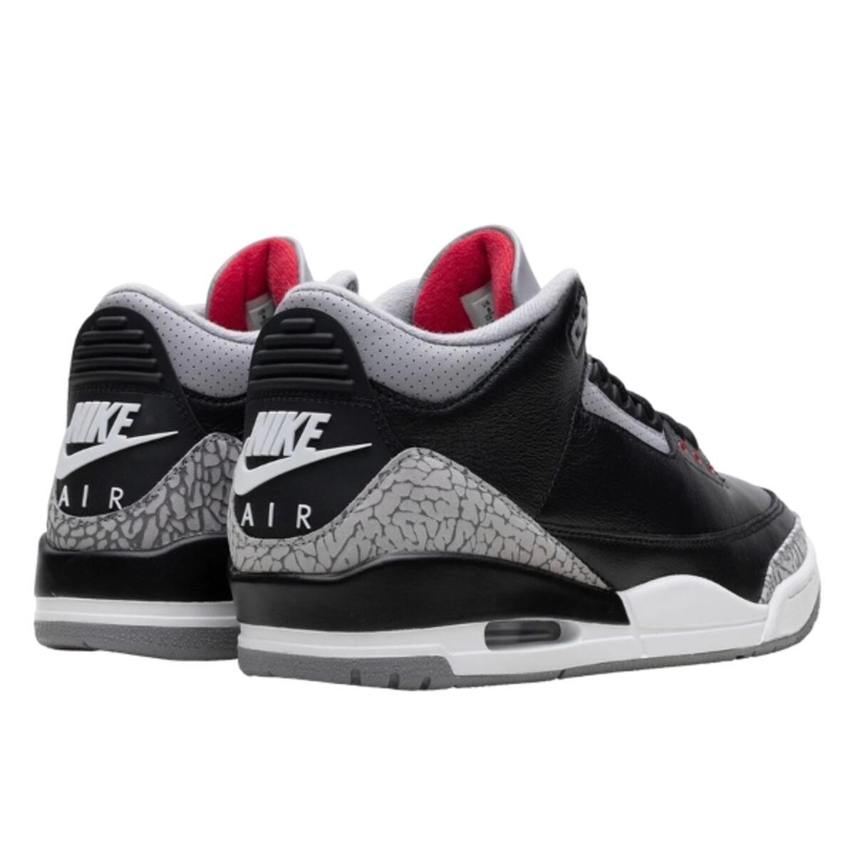 Chaussures  3 Retro OG Black Cement (2024) 3/4