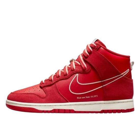 Scarpe Dunk High First Use Red