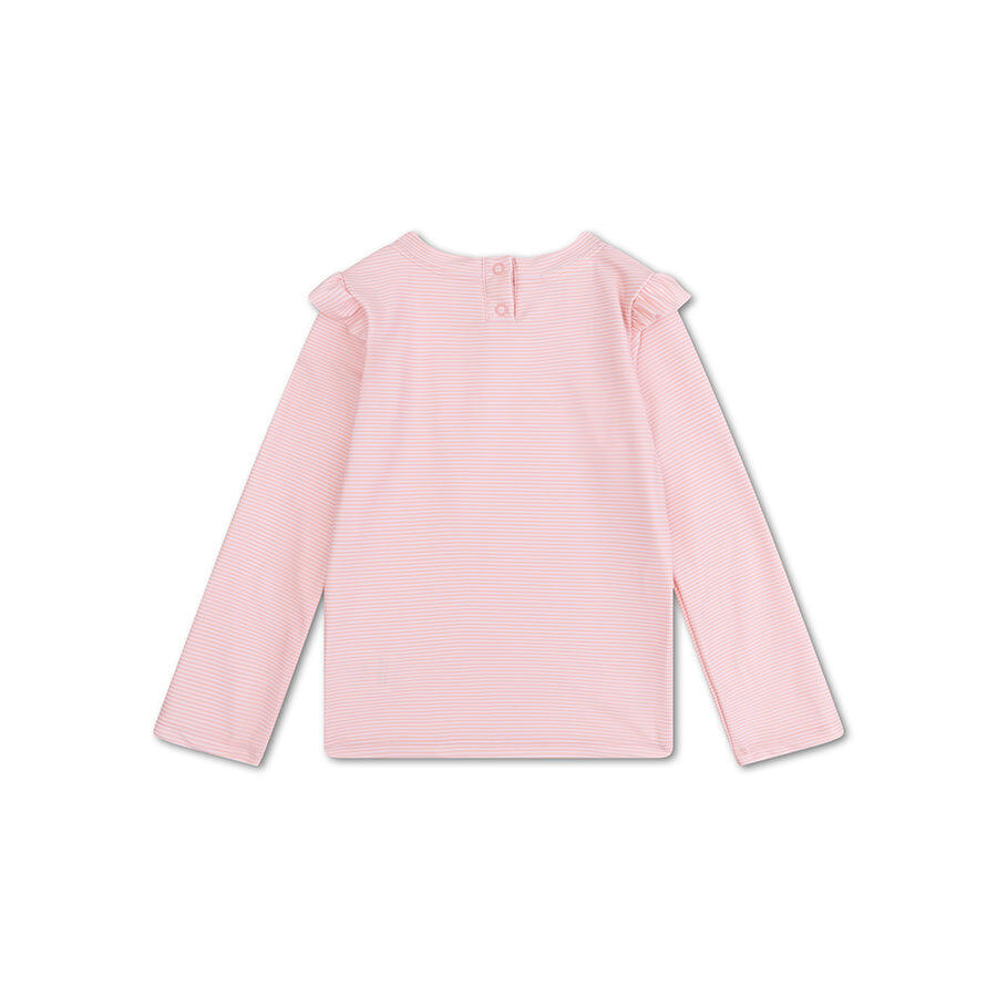 Swim Essentials Bade T Shirt mit langen Ärmeln - Rosa - Blackberry - 122/128 4/5