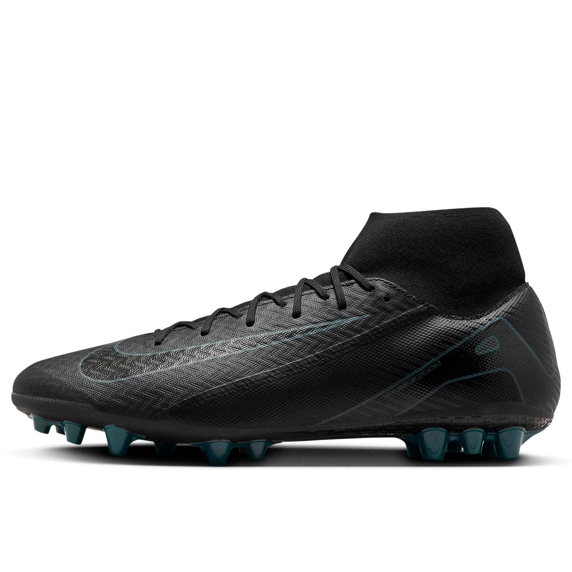 Nike Zm Superfly 10 Academy Ag - Scarpe da Calcio Uomo, Nero/Verde Profondo 1/6