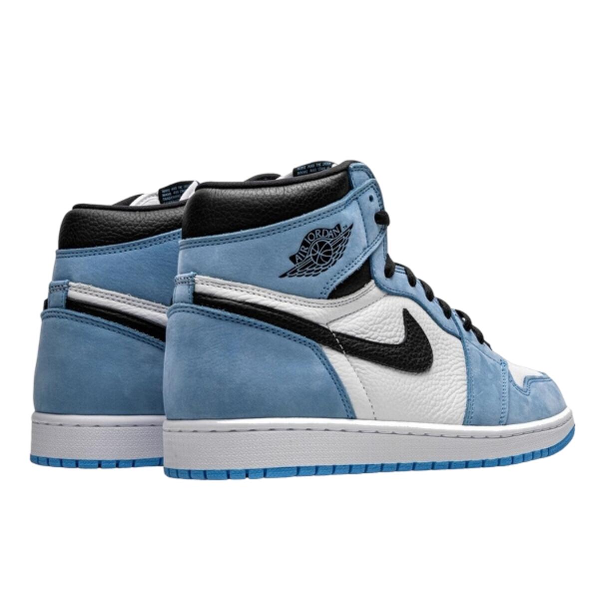 Chaussures  1 Retro High White University Blue Black 3/4