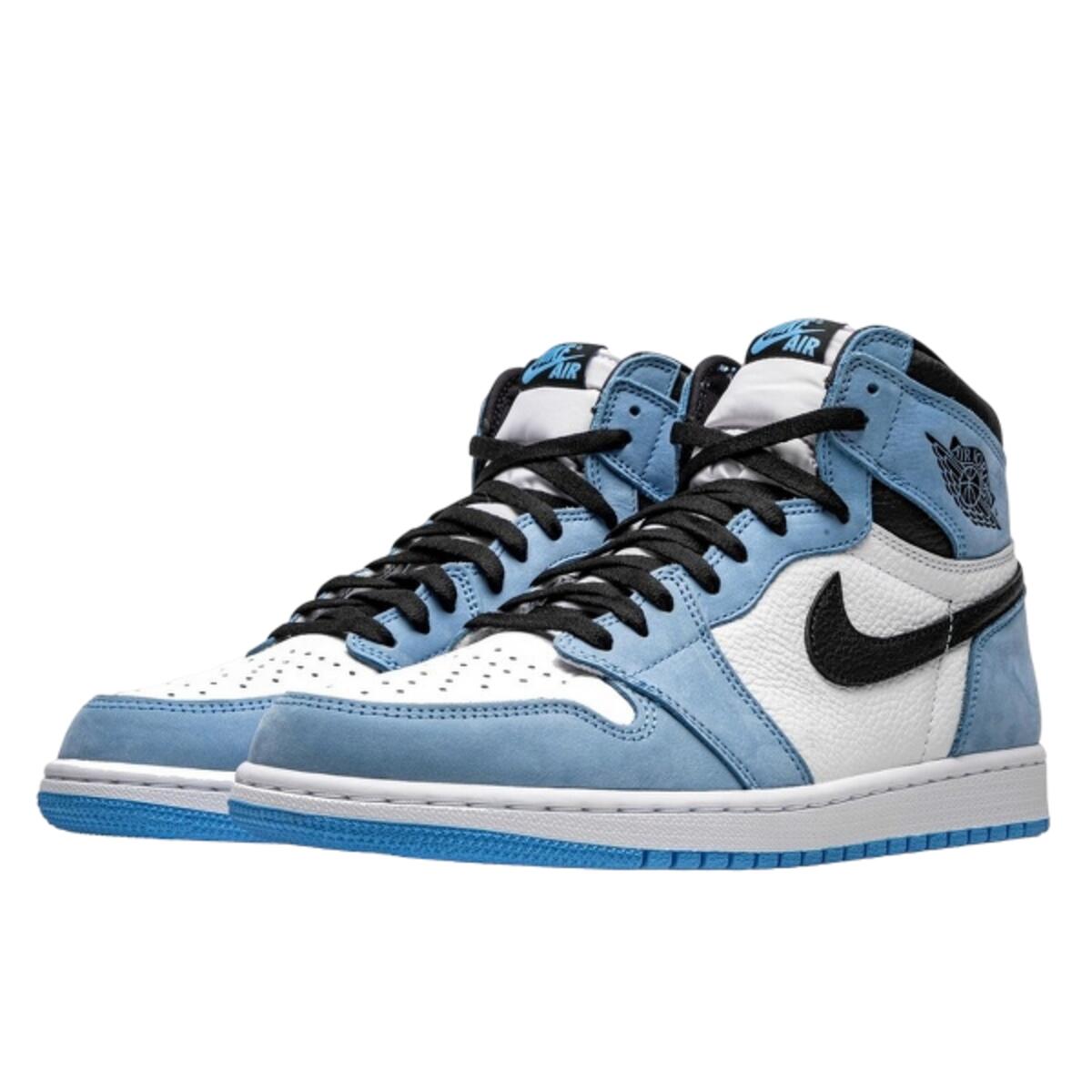 Chaussures  1 Retro High White University Blue Black 2/4