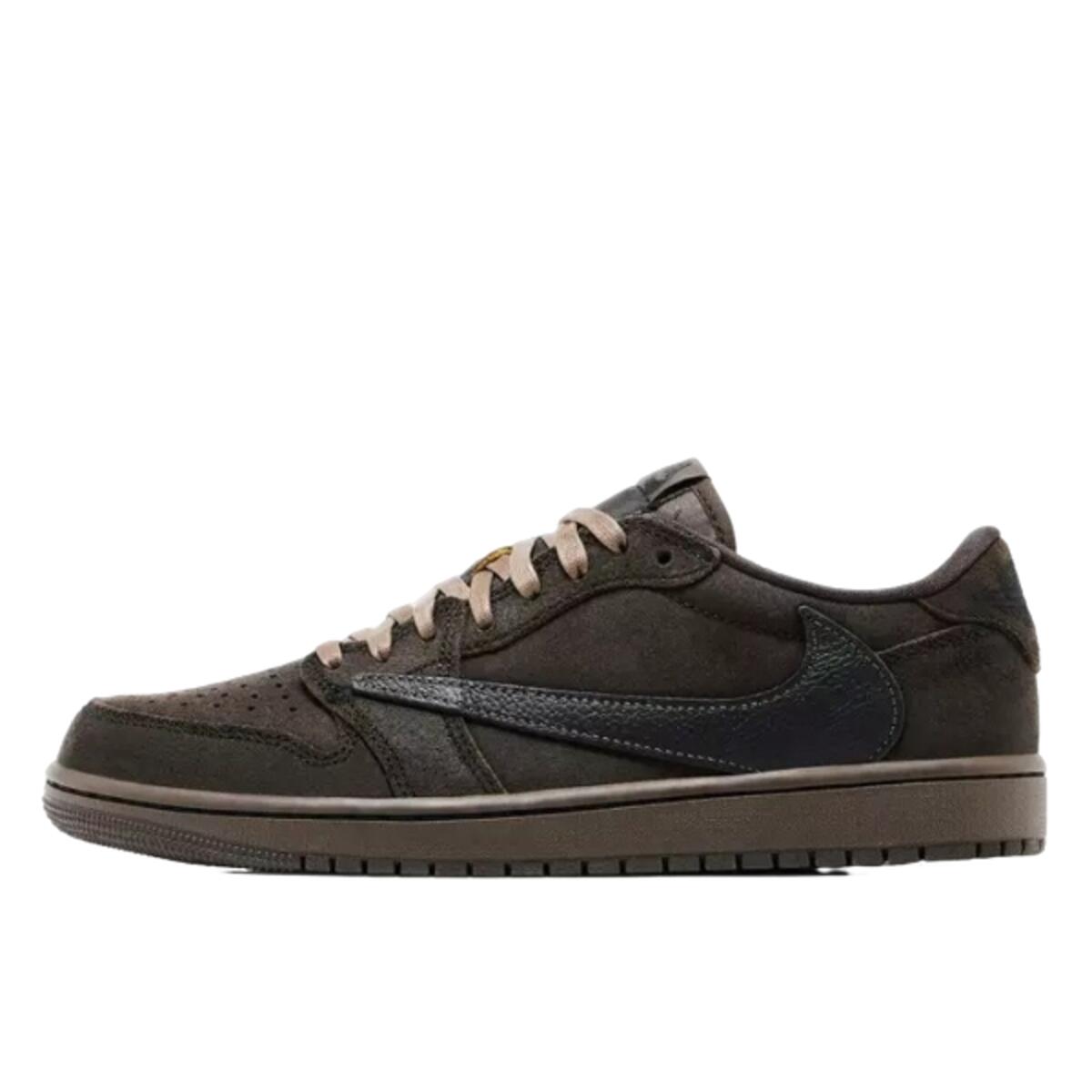JORDAN Schuhe Air  1 Retro Low OG SP Travis Scott Velvet Brown