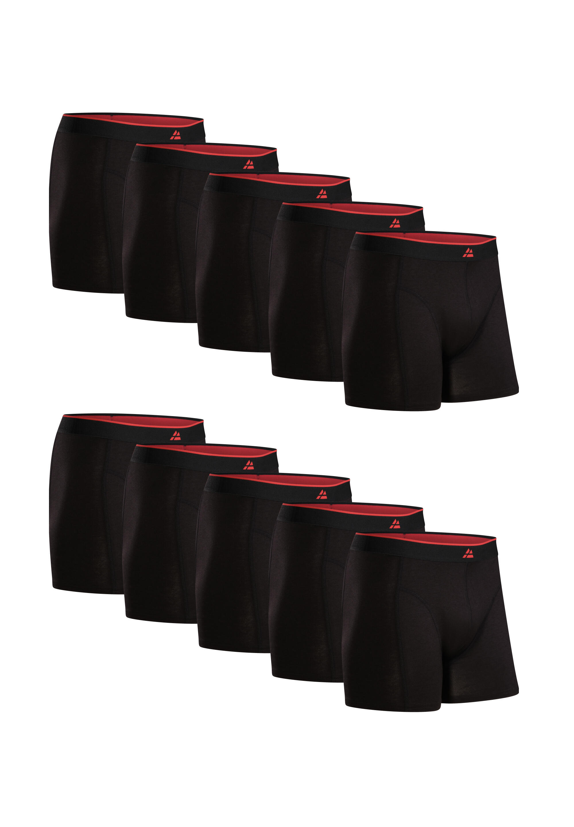 DANISH ENDURANCE Boxershorts Bamboo Trunks schwarz atmungsaktiv hygienisch multifunktional