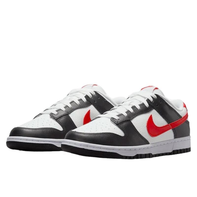 Dunk Low White Black Red