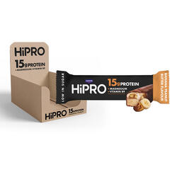 Barres protéinées - HiPro Protein Bar - Beurre de Cacahuète Banane Boite de 12