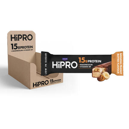HIPRO Barre Protéinée - Banane Beurre de Cacahuète - 55g