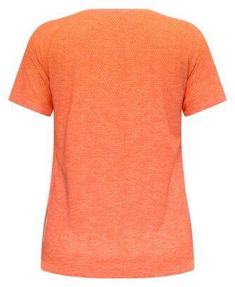 Maglia a manica corta Odlo Essentials Seamless da donna Coral 2/5