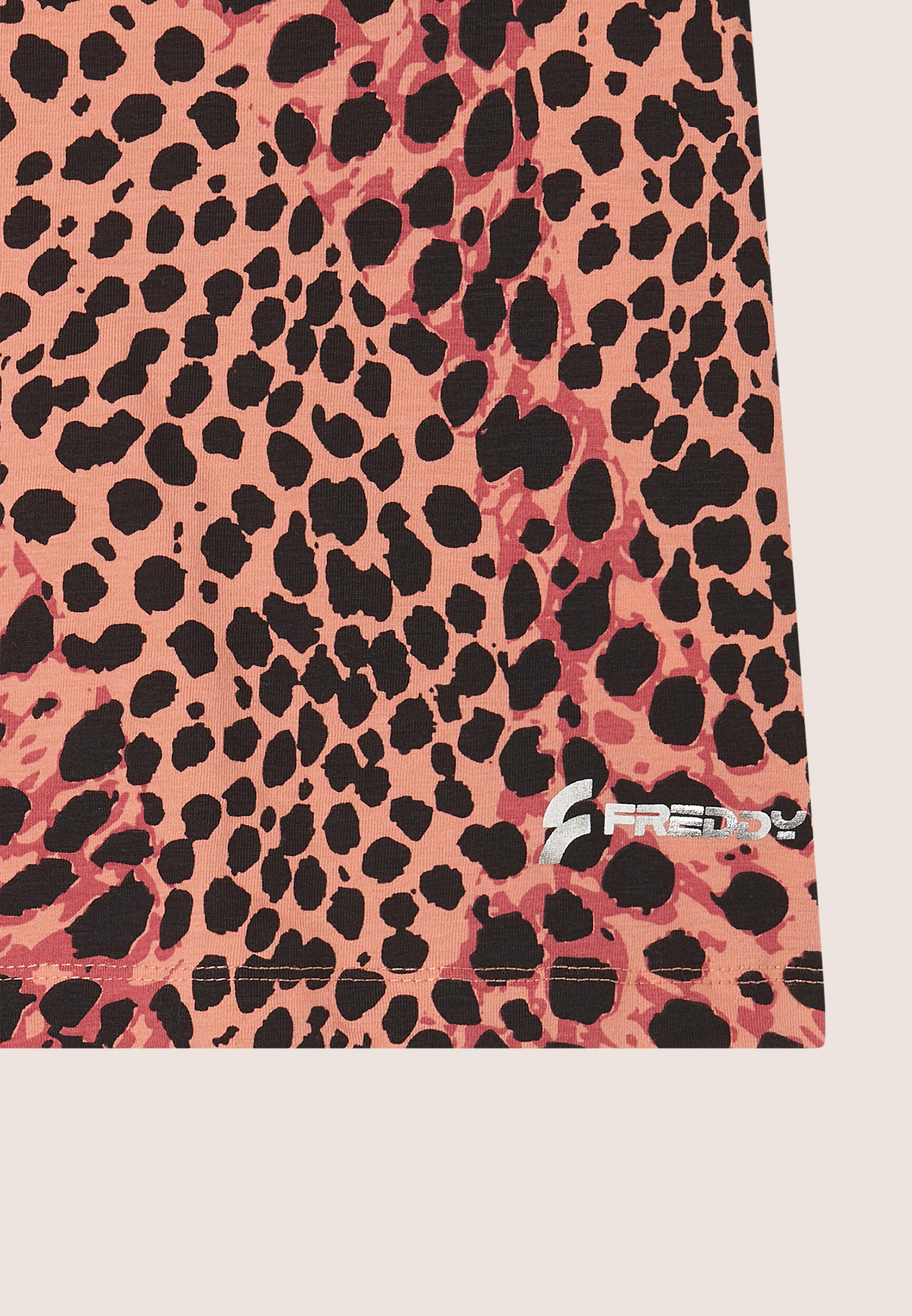 T-shirt regular fit in jersey animalier 3/3