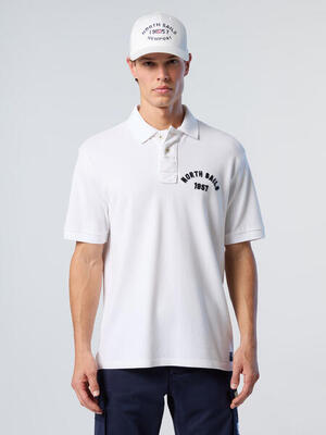 Polo con lavaggio vintage da uomo