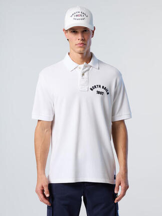 Polo avec délavage vintage pour homme