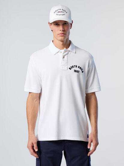 Polo avec délavage vintage pour homme