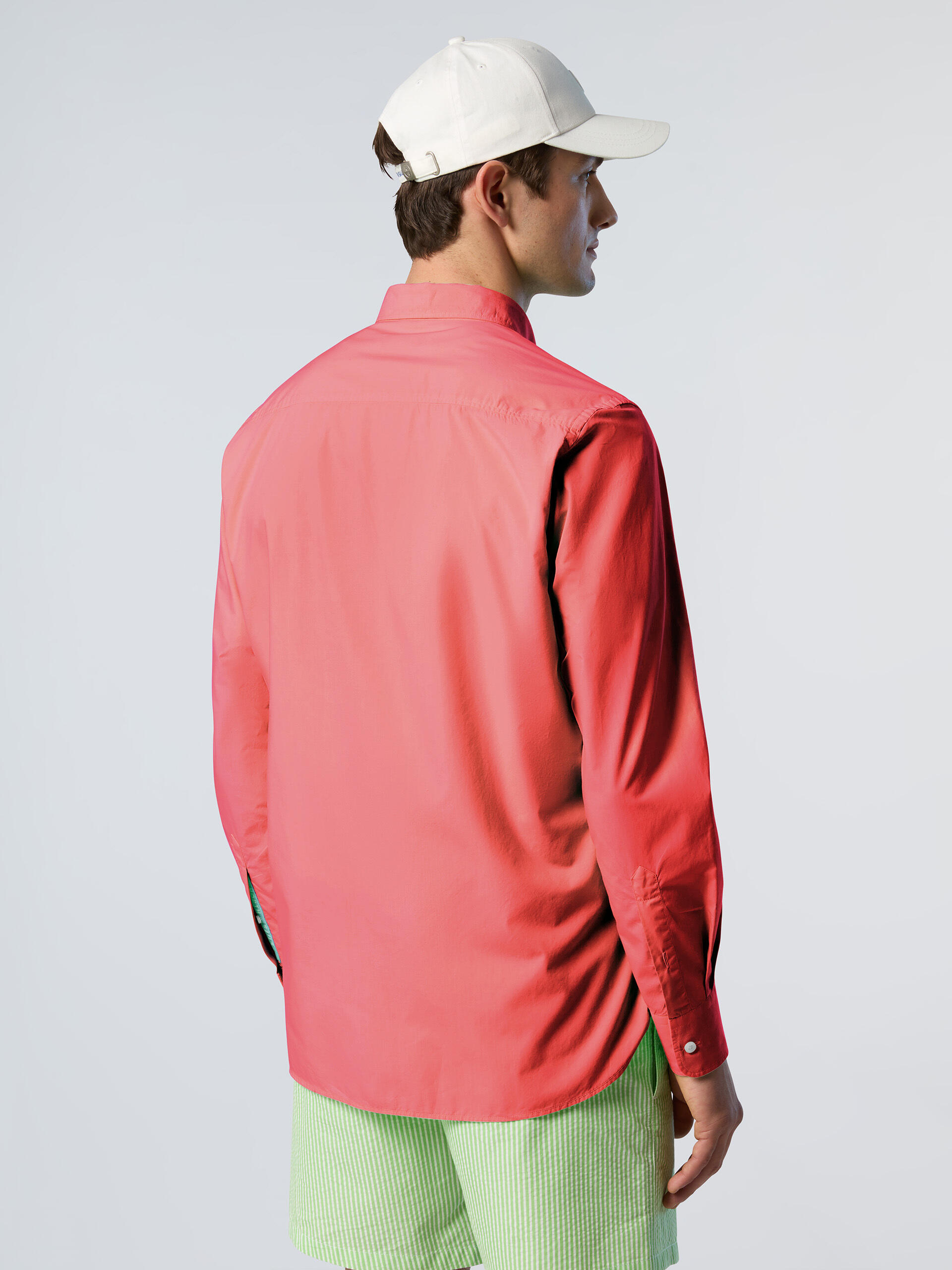 Camisa de popelina con botones corozo para hombre 2/3