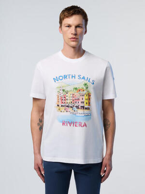 T-shirt zomerse print voor heren