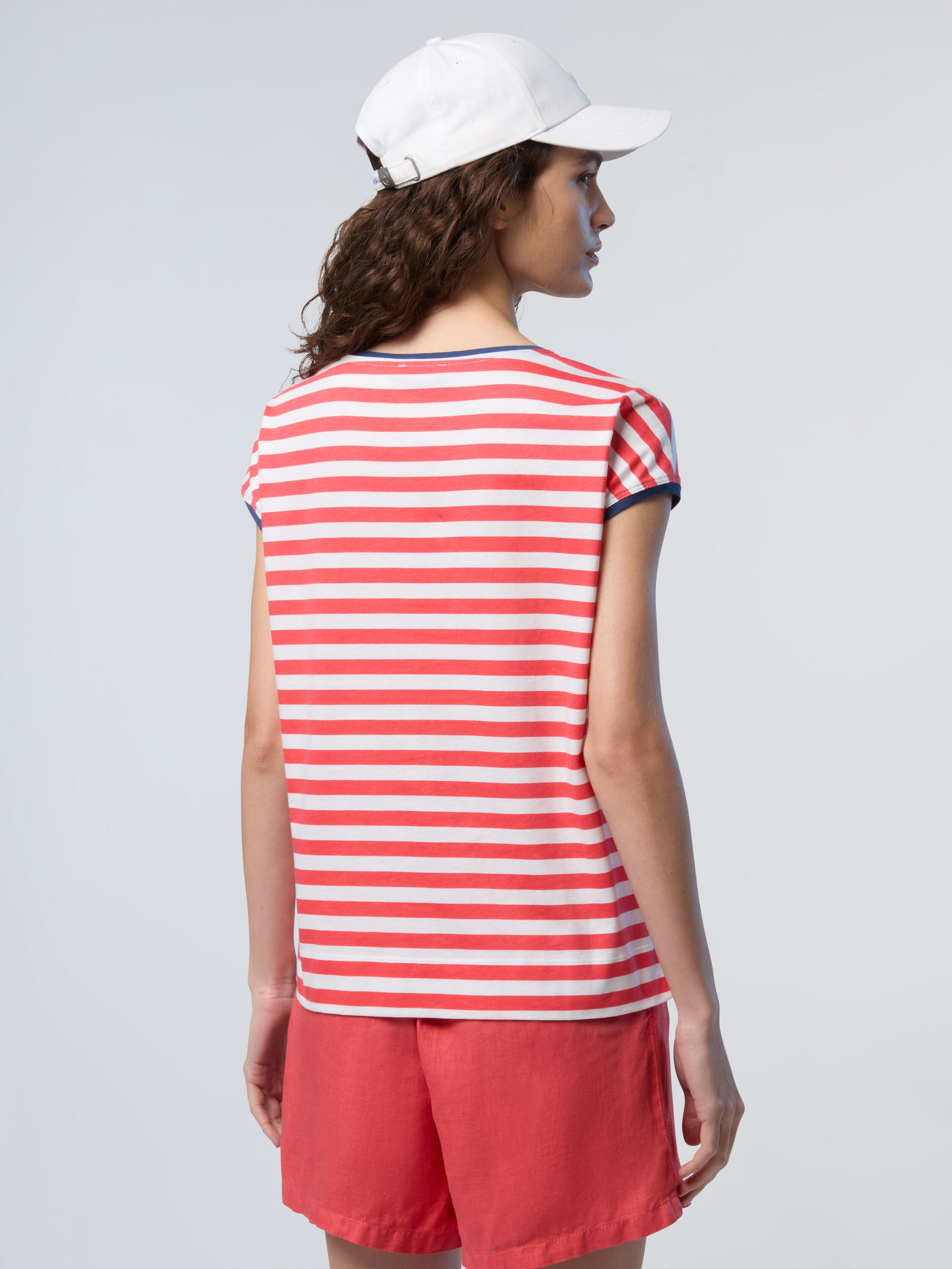 T-shirt con maniche ad aletta da donna 2/7
