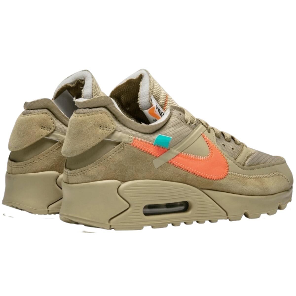 Chaussures Off-White Air Max 90 Desert Ore 3/4
