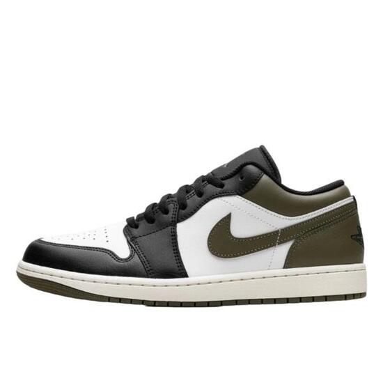 Scarpe 1 Low Black Toe Medium Olive