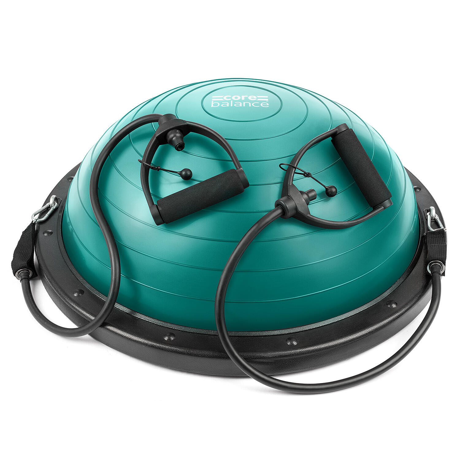 CORE BALANCE Core Balance Trainer Dome Rehab Wobble Ball Board With Resistance Bands