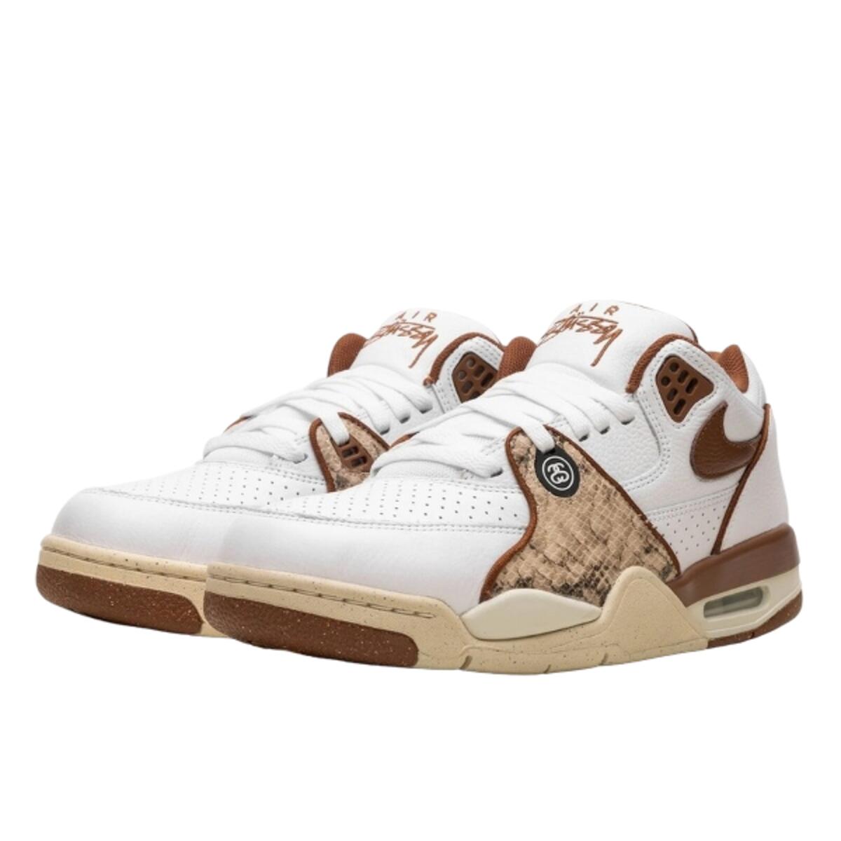 Chaussures  Air Flight 89 Low SP Stussy Pecan 2/4