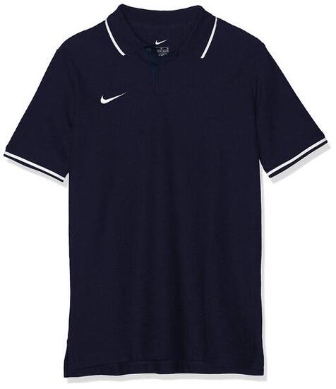 Polo Unisex Nike Club19 à Manches Courtes - Obsidienne/Blanc