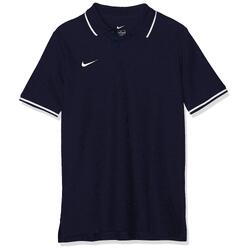 Polo Unisex Nike Club19 à Manches Courtes - Obsidienne/Blanc