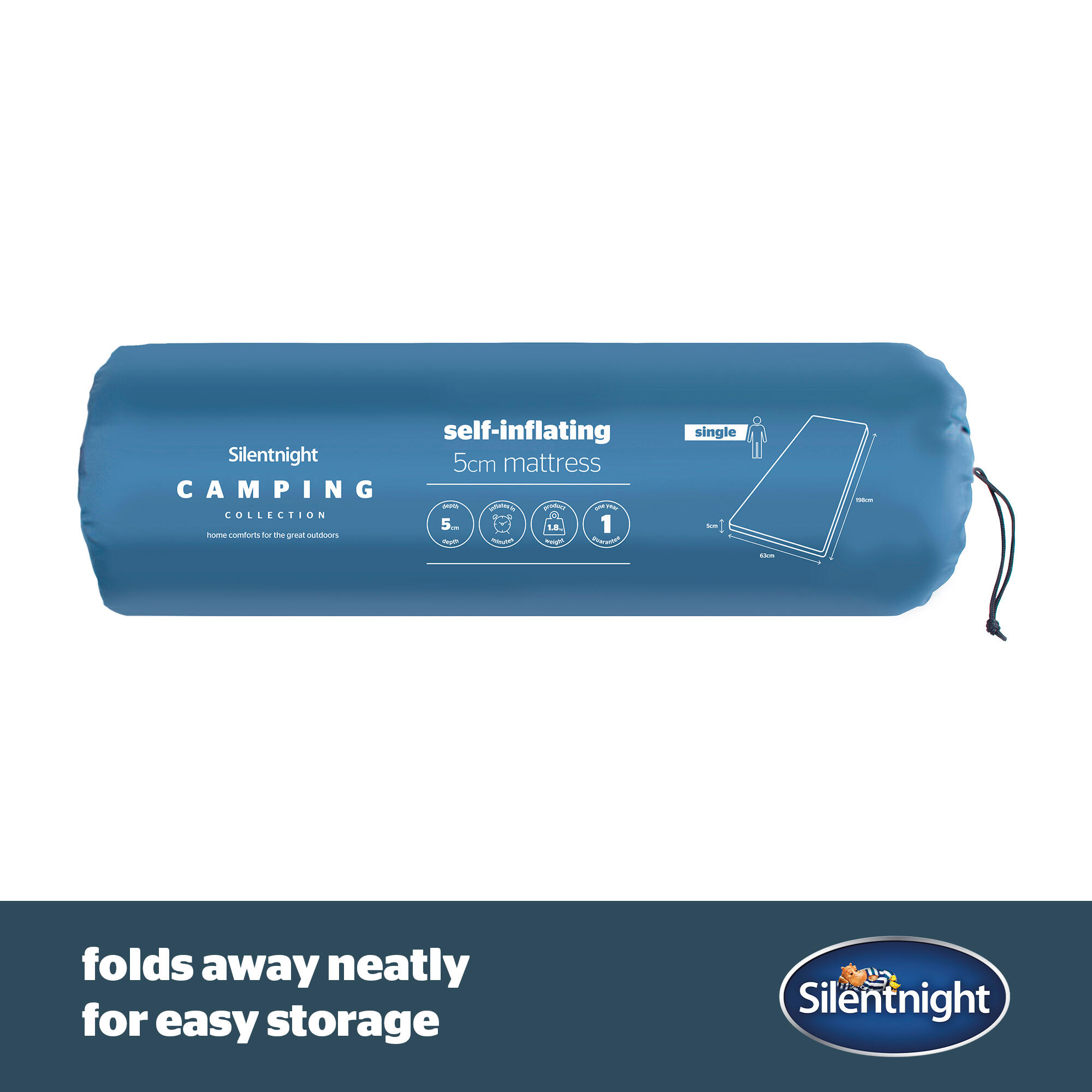 Camping Collection Self Inflating Mattress - Single 6/7